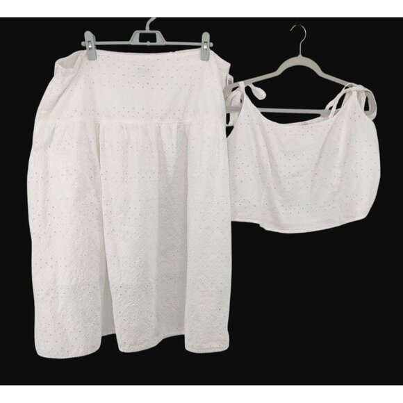 New Old Navy Eyelet Skirt/ matching Tank Size 2x - Picture 6 of 10